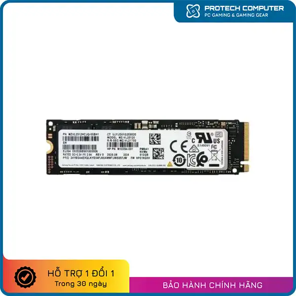 Ổ cứng SSD SAMSUNG PM9A1 512GB M.2 NVME PCIe Gen4 x4 MZ-VL25120